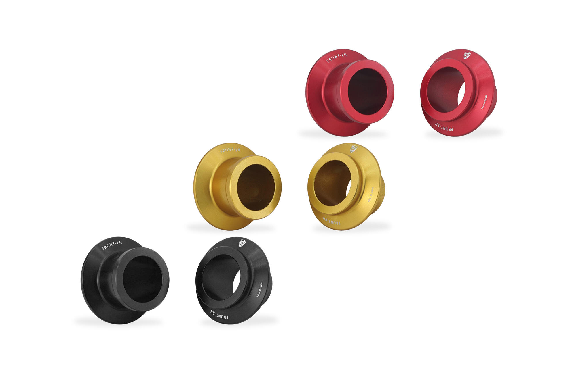 CNC Racing Front Wheel Captive Spacer Kit for Ducati Panigale V4 S/R & Streetfighter V4 S (2025+) - and all other special editions CNC Racing Front Wheel Captive Spacer Kit for Ducati Panigale V4 S/R & Streetfighter V4 S (2025+) - and all other special editions